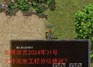 如何攻克2024年31号文件高危工程分项挑战? 如何攻克2024年31号文件高危工程分项挑战?